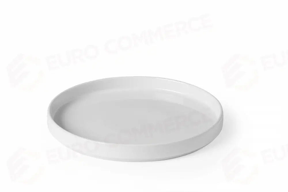 PIATTO PIANO CON BORDO ALTO OSLO OSLO BIANCO Ø240X(H)26MM - HENDI