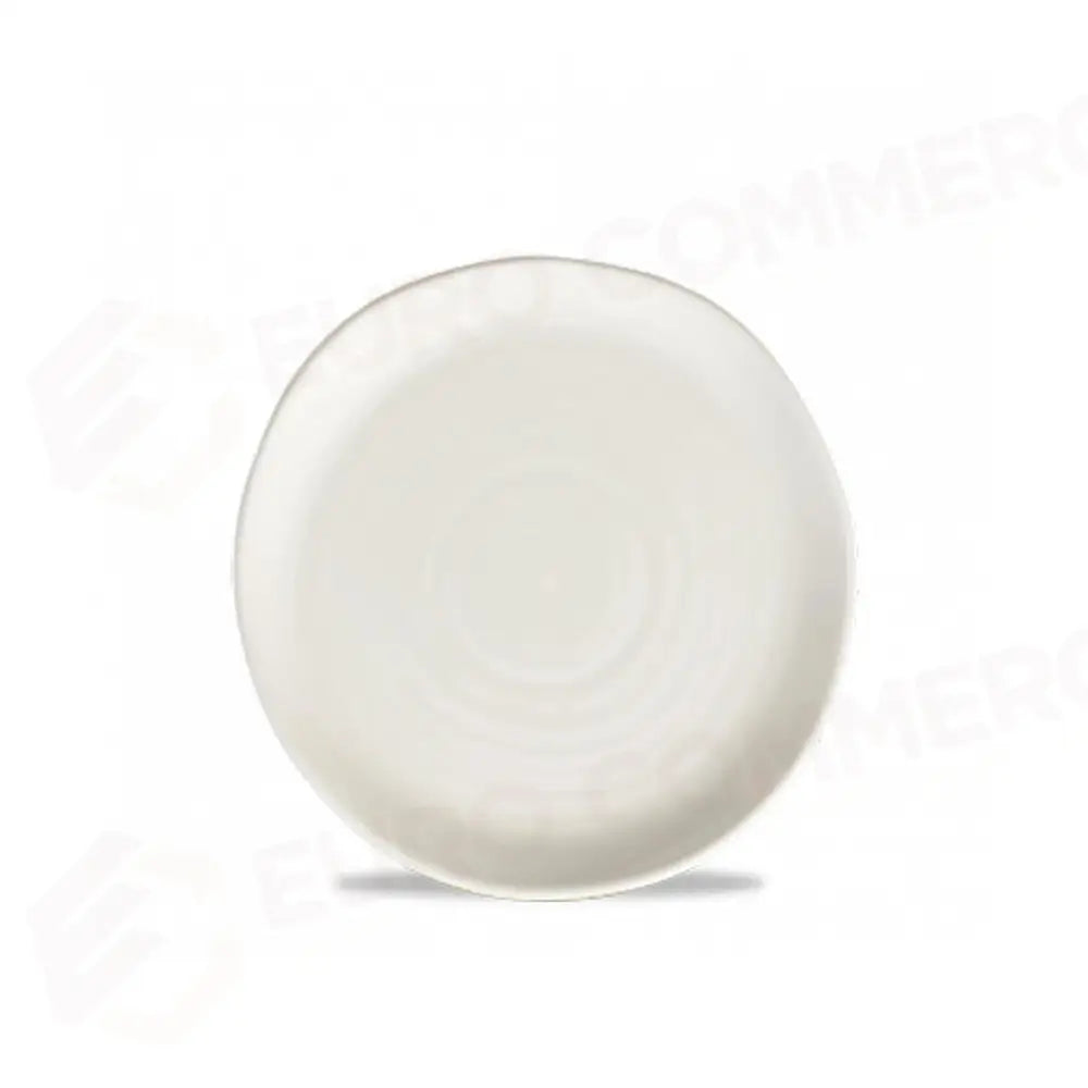 PIATTO PIANO COUPE 16.5 CM ENVISAGE NATURAL WHITE WHPO171 CHURCHILL - 9783549 - MEDRI