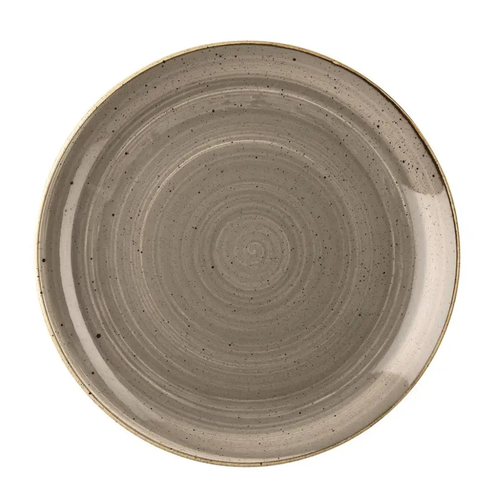 PIATTO PIANO COUPE 16,5 CM STONECAST PEPPERCORN GREY SPGSEVP61 CHURCHILL - 9780758 - MEDRI