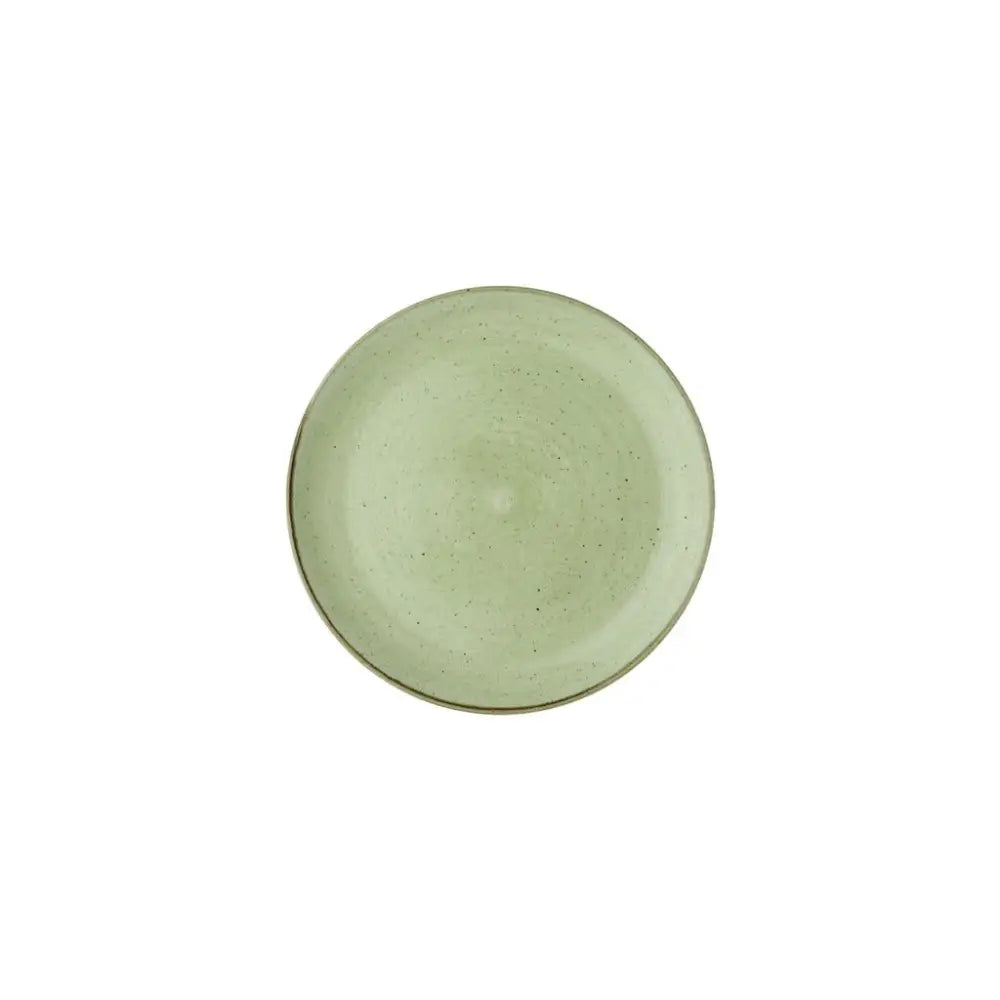 PIATTO PIANO COUPE 16.5 CM STONECAST SAGE GREEN SSASEVP61 CHURCHILL - 9782911 - MEDRI