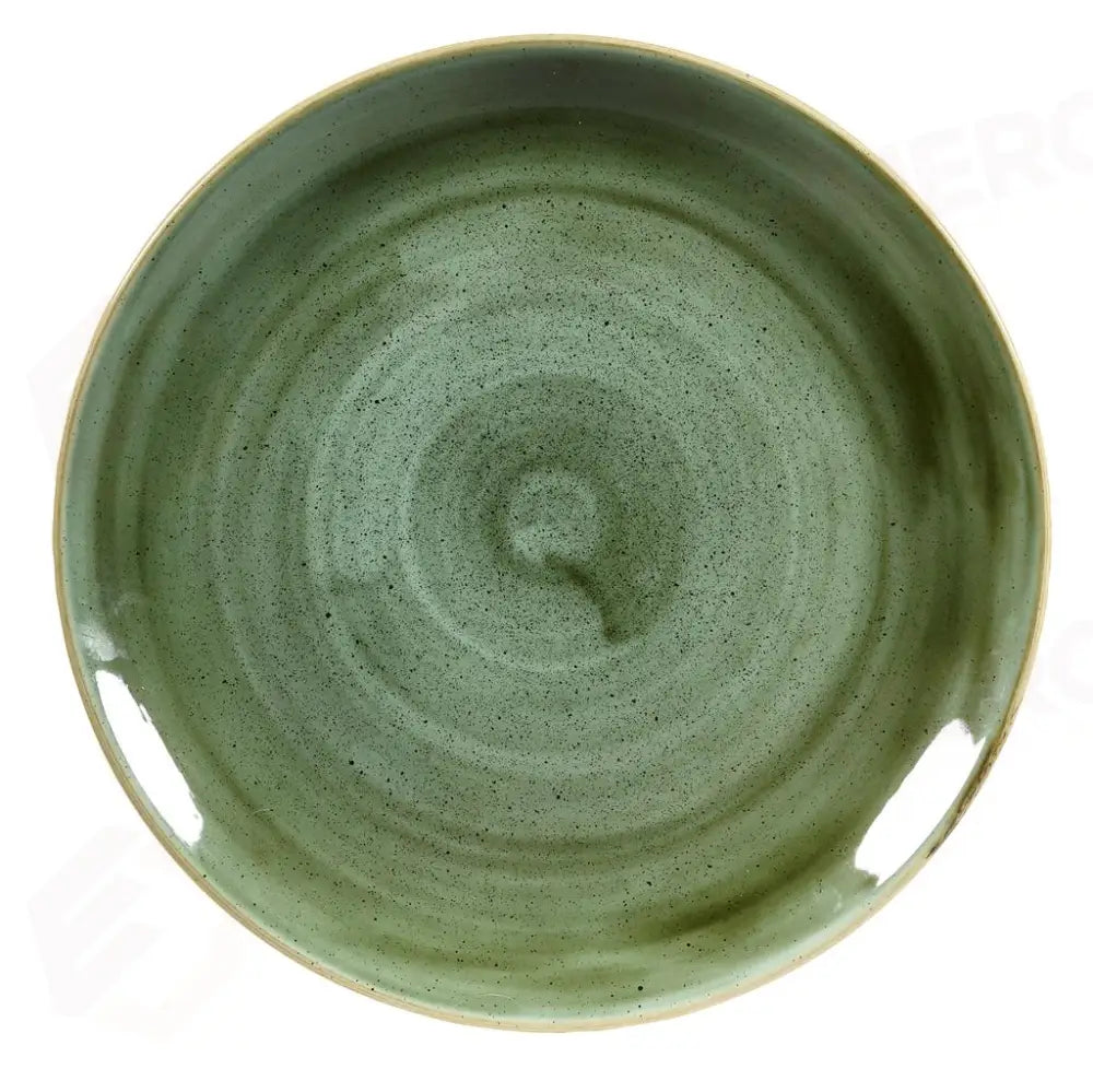 PIATTO PIANO COUPE 16,5 CM STONECAST SAMPHIRE GREEN SSGSEVP61 CHURCHILL - 9781139 - MEDRI