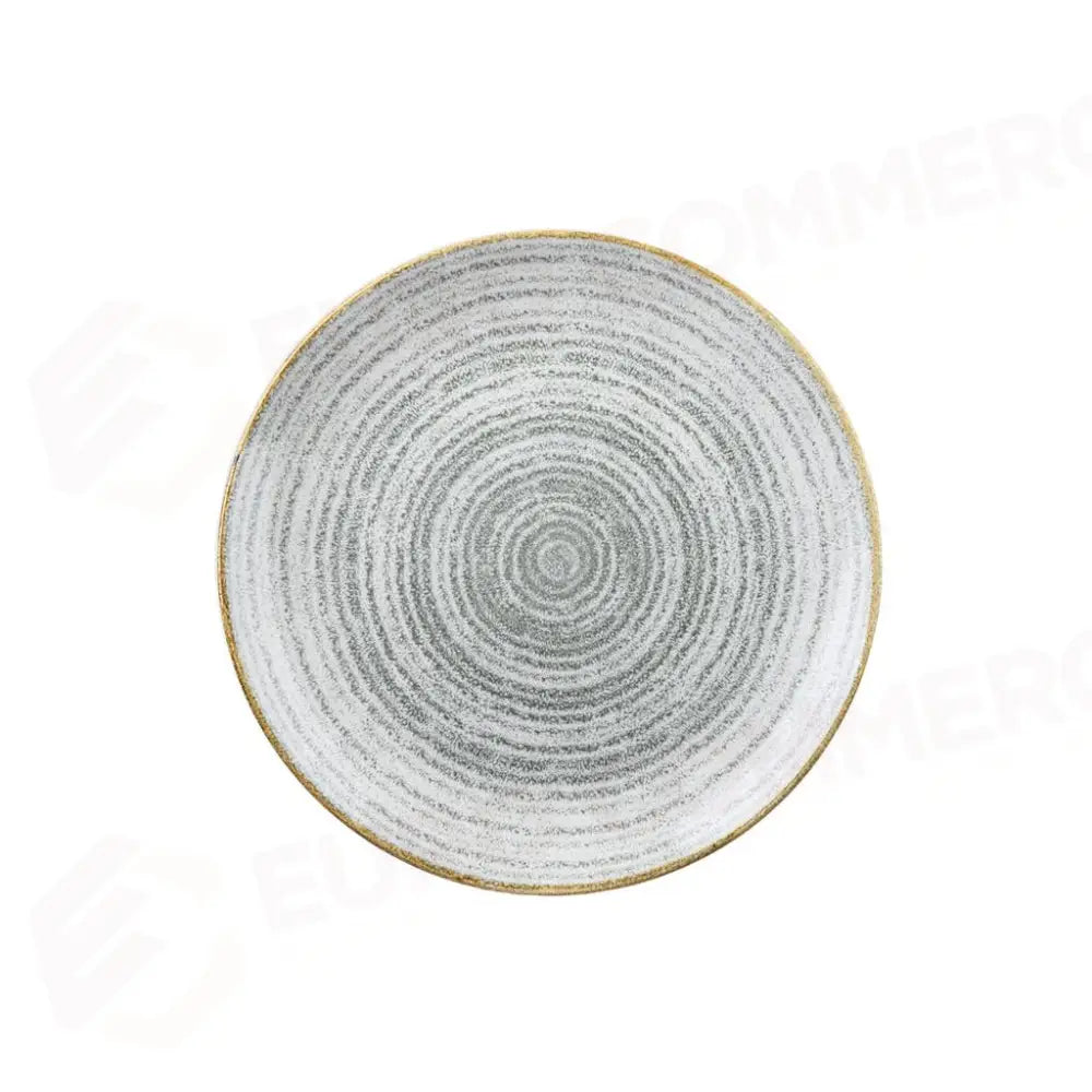 PIATTO PIANO COUPE 16,5 CM STUDIO PRINTS HOMESPUN STONE GREY SPSGEVP61 CHURCHILL - 9780843 - MEDRI