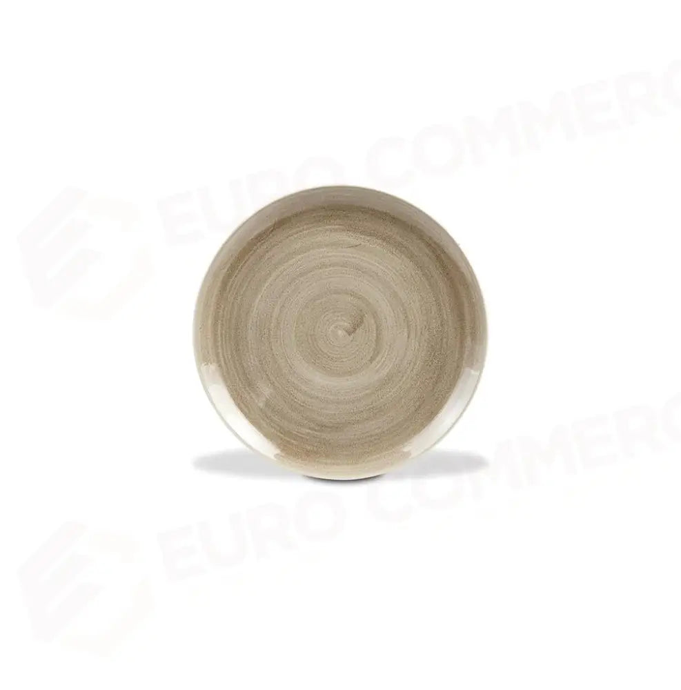 PIATTO PIANO COUPE 21,7 CM STONECAST PATINA ANTIQUE TAUPE PAATEVP81 CHURCHILL - 9781239 - MEDRI