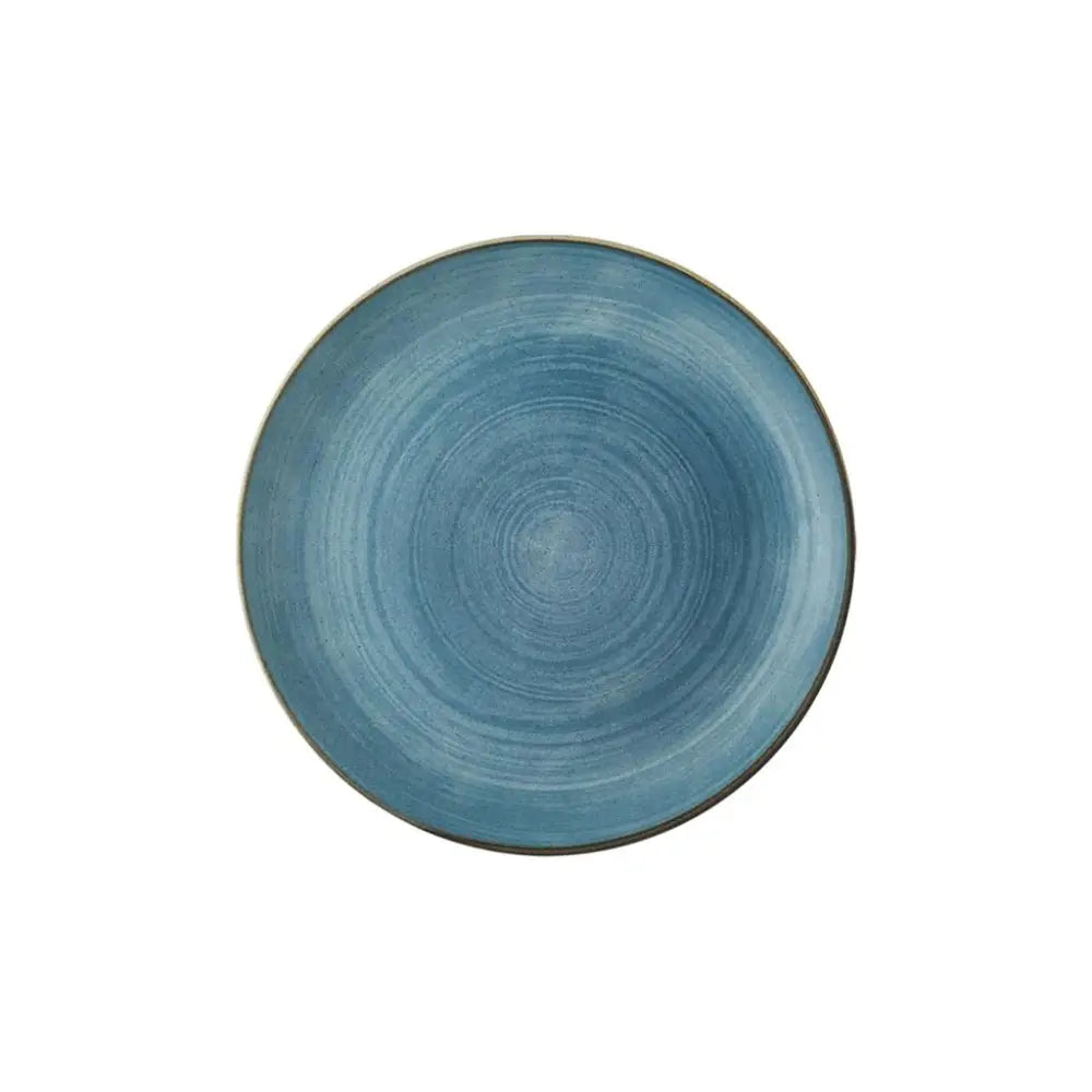 PIATTO PIANO COUPE 21.7 CM STONECAST RAW TEAL SRBEEVP81 CHURCHILL - 9782589 - MEDRI