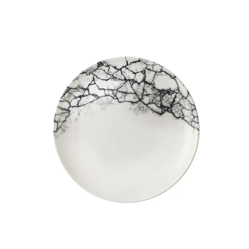 PIATTO PIANO COUPE 21.7 CM STUDIO PRINTS KINTSUGI ACCENTS QUARTZ BLACK KAQBEVP81 CHURCHILL - 9782738 - MEDRI
