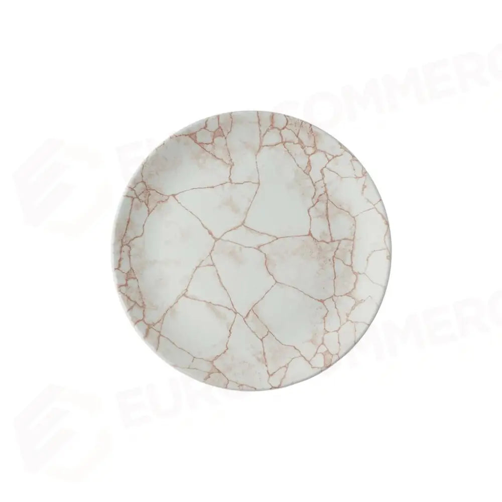 PIATTO PIANO COUPE 21.7 CM STUDIO PRINTS KINTSUGI CORAL KTAMEVP81 CHURCHILL - 9782576 - MEDRI