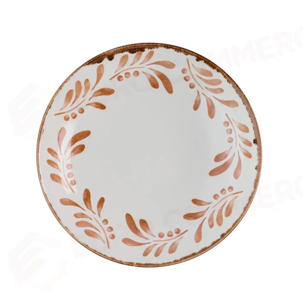 PIATTO PIANO COUPE 21.7 CM TERRACOTTA HARVEST MEDITERRANEAN METEEVP81 DUDSON - 9783302 - MEDRI