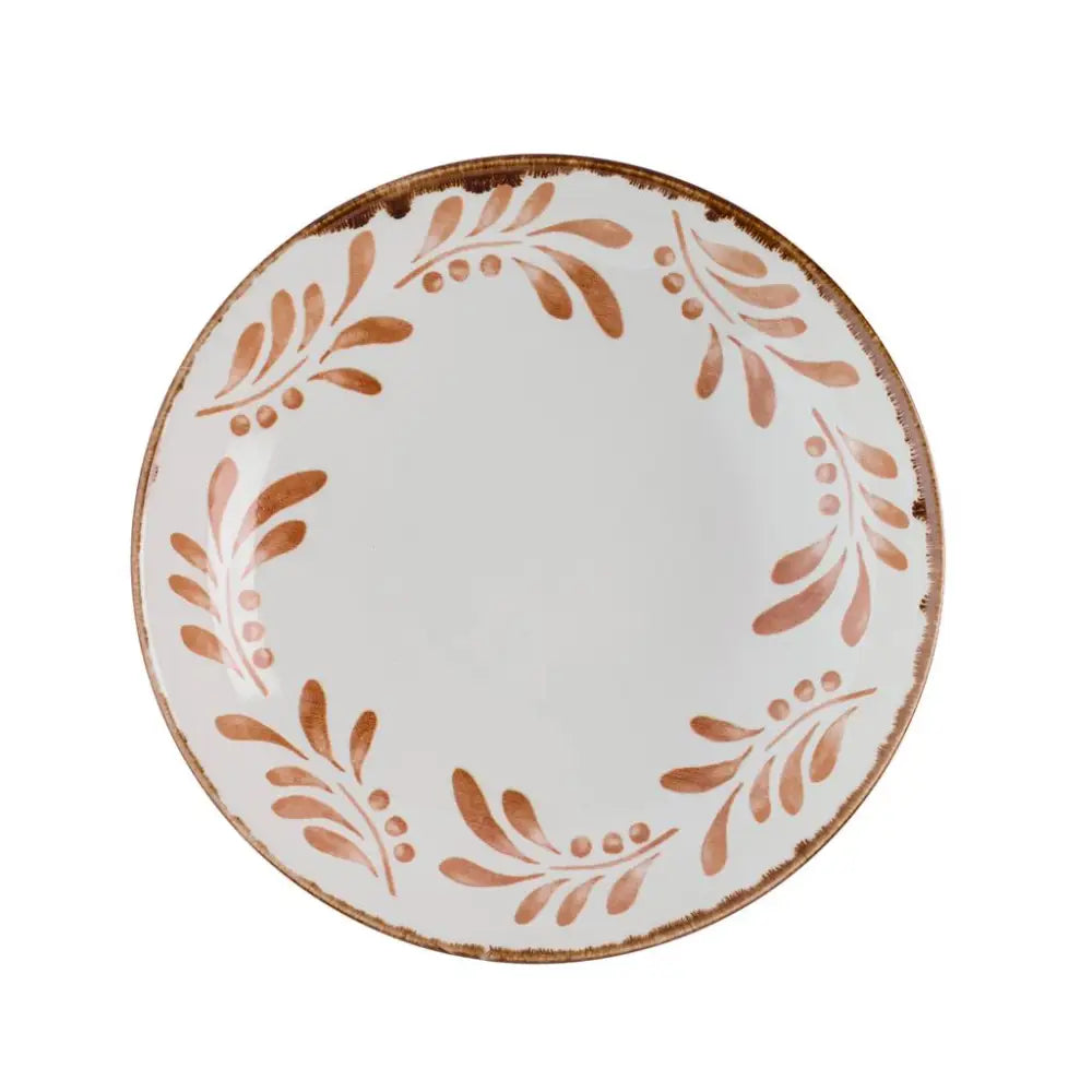 PIATTO PIANO COUPE 21.7 CM TERRACOTTA HARVEST MEDITERRANEAN METEEVP81 DUDSON - 9783302 - MEDRI
