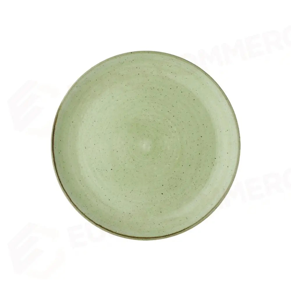 PIATTO PIANO COUPE 26 CM STONECAST SAGE GREEN SSASEV101 CHURCHILL - 9782909 - MEDRI