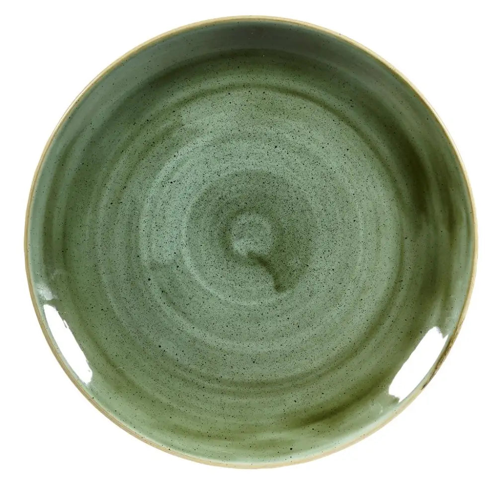 PIATTO PIANO COUPE 26 CM STONECAST SAMPHIRE GREEN SSGSEV101 CHURCHILL - 9781137 - MEDRI