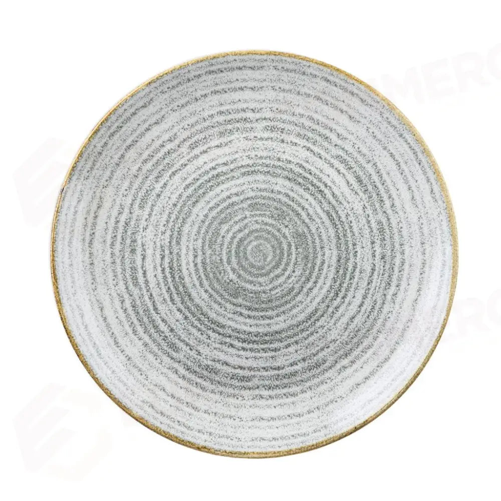 PIATTO PIANO COUPE 26 CM STUDIO PRINTS HOMESPUN STONE GREY SPSGEV101 CHURCHILL - 9780841 - MEDRI