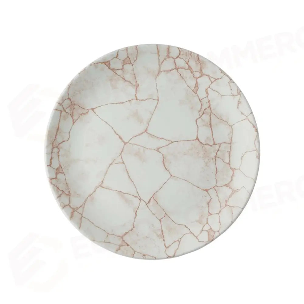 PIATTO PIANO COUPE 26 CM STUDIO PRINTS KINTSUGI CORAL KTAMEV101 CHURCHILL - 9782575 - MEDRI