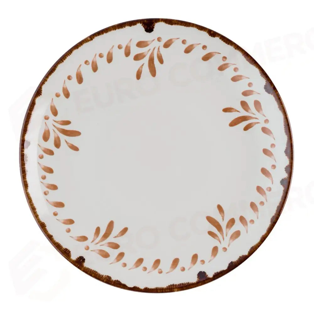 PIATTO PIANO COUPE 26 CM TERRACOTTA HARVEST MEDITERRANEAN METEEV101 DUDSON - 9783301 - MEDRI