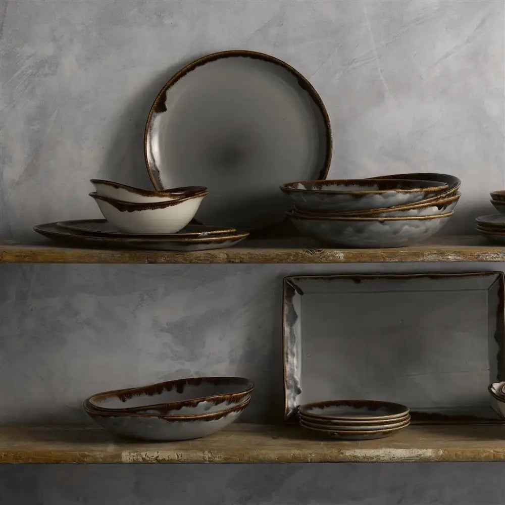 PIATTO PIANO COUPE 28,8 CM HARVEST GREY HVGYEV111 DUDSON - 9782472 - MEDRI