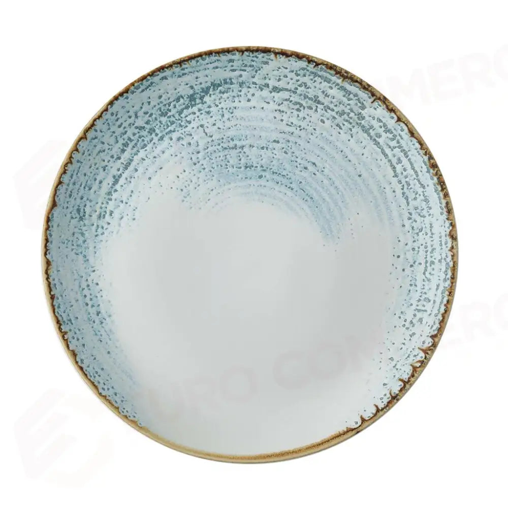 PIATTO PIANO COUPE 28.8 CM STUDIO PRINTS HOMESPUN ACCENTS AQUAMARINE HAAMEV111 CHURCHILL - 9782571 - MEDRI