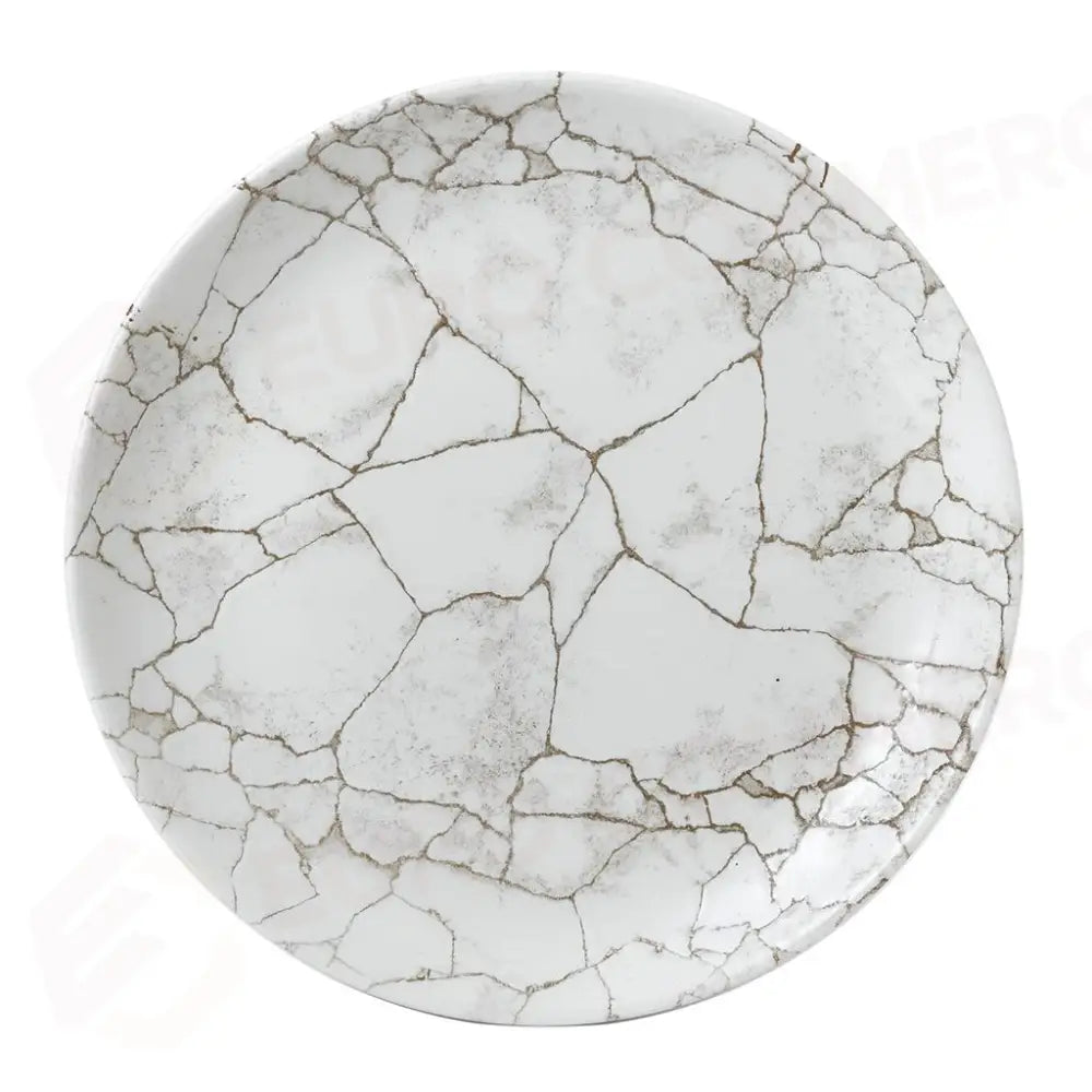 PIATTO PIANO COUPE 28,8 CM STUDIO PRINTS KINTSUGI AGATE GREY KTAGEV111 CHURCHILL - 9781822 - MEDRI