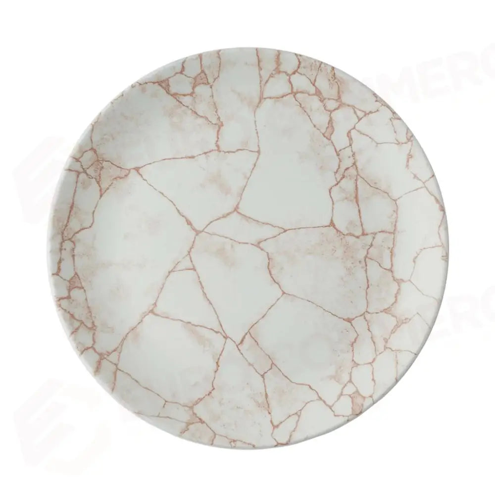PIATTO PIANO COUPE 28.8 CM STUDIO PRINTS KINTSUGI CORAL KTAMEV111 CHURCHILL - 9782574 - MEDRI