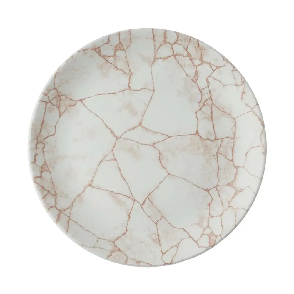 PIATTO PIANO COUPE 28.8 CM STUDIO PRINTS KINTSUGI CORAL KTAMEV111 CHURCHILL - 9782574 - MEDRI