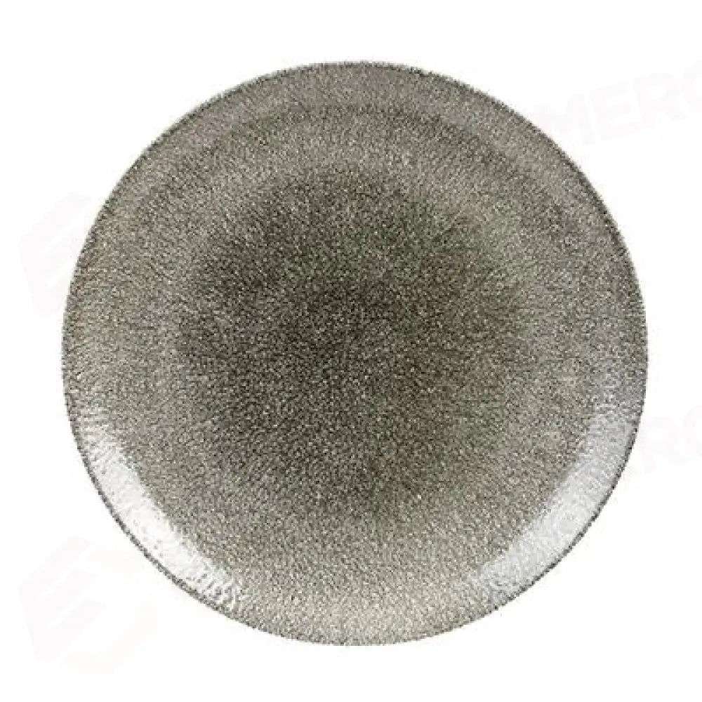 PIATTO PIANO COUPE 28,8 CM STUDIO PRINTS RAKU QUARTZ BLACK RKBQEV111 CHURCHILL - 9781048 - MEDRI
