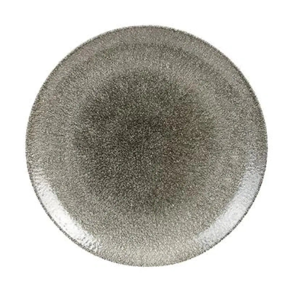 PIATTO PIANO COUPE 28,8 CM STUDIO PRINTS RAKU QUARTZ BLACK RKBQEV111 CHURCHILL - 9781048 - MEDRI