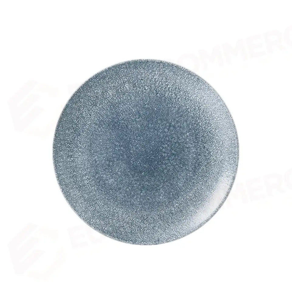 PIATTO PIANO COUPE 28,8 CM STUDIO PRINTS RAKU TOPAZ BLUE RKTBEV111 CHURCHILL - 9781001 - MEDRI