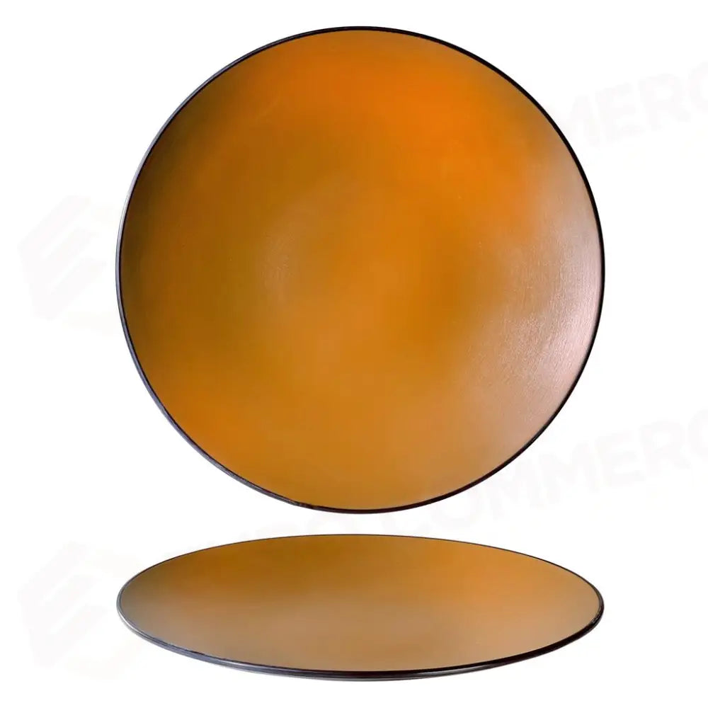PIATTO PIANO COUPE 30 CM MELAMINA BICOLOR BROWN/BLACK YML-126 MEDRI - 13170164 - MEDRI
