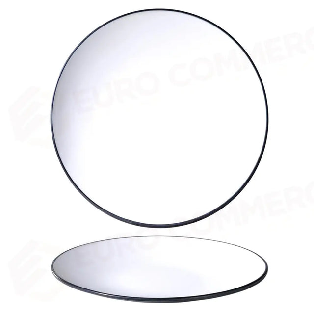 Assiette plate coupelle MEDRI 30 cm, mélamine bicolore blanche/noire YML-126 - 13170156 - MEDRI