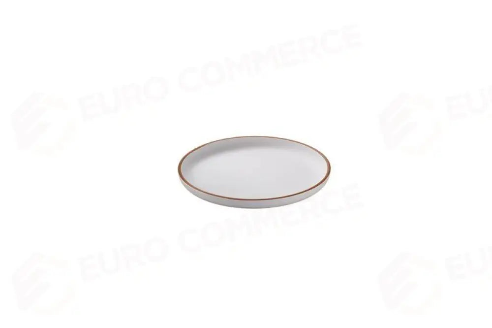 PIATTO PIANO IN RPET BIANCO - 27,4X2,2 CM - N0003 - LEONE - RPET