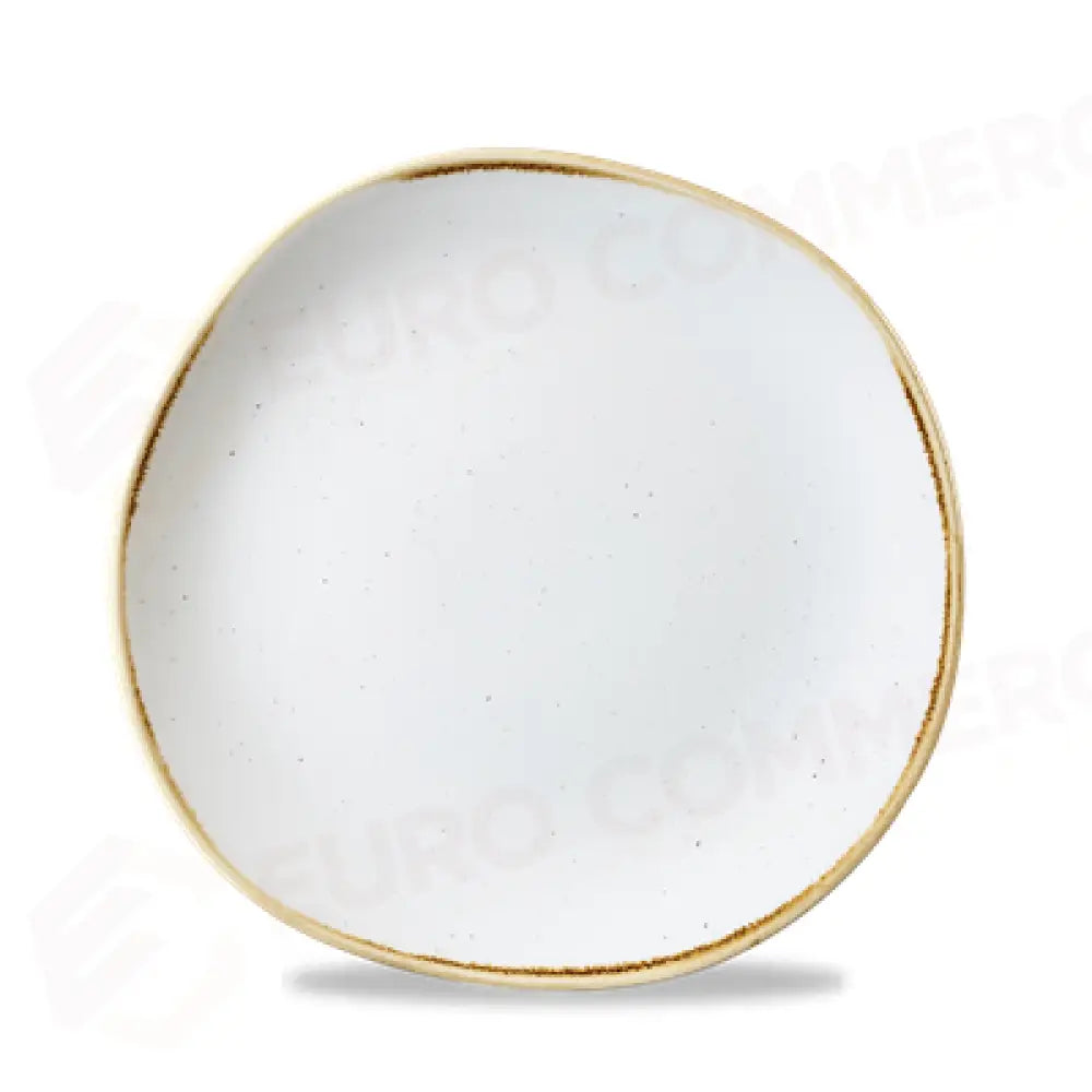 PIATTO PIANO ORGANIC 21 CM STONECAST BARLEY WHITE SWHSOG81 CHURCHILL - 9780923 - MEDRI