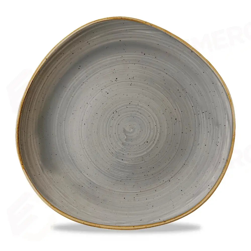 PIATTO PIANO ORGANIC 28.6 CM STONECAST PEPPERCORN GREY SPGSOG111 CHURCHILL - 9780867 - MEDRI