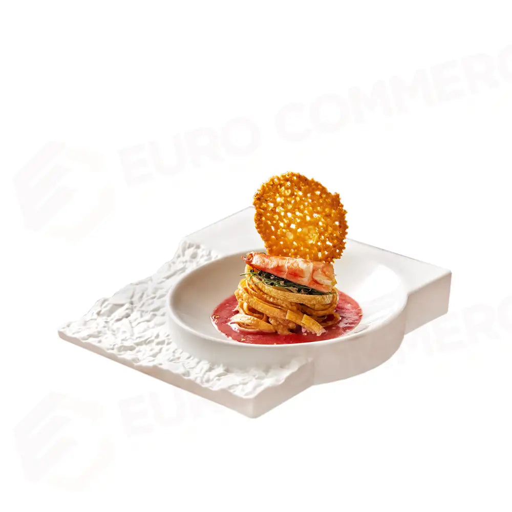 PIATTO PIANO QUADRO 20X20 CM TERRA COSTA VERDE - 10260446 - MEDRI