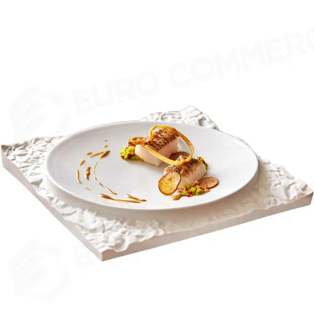 PIATTO PIANO QUADRO 26X26 CM TERRA COSTA VERDE - 10260445 - MEDRI