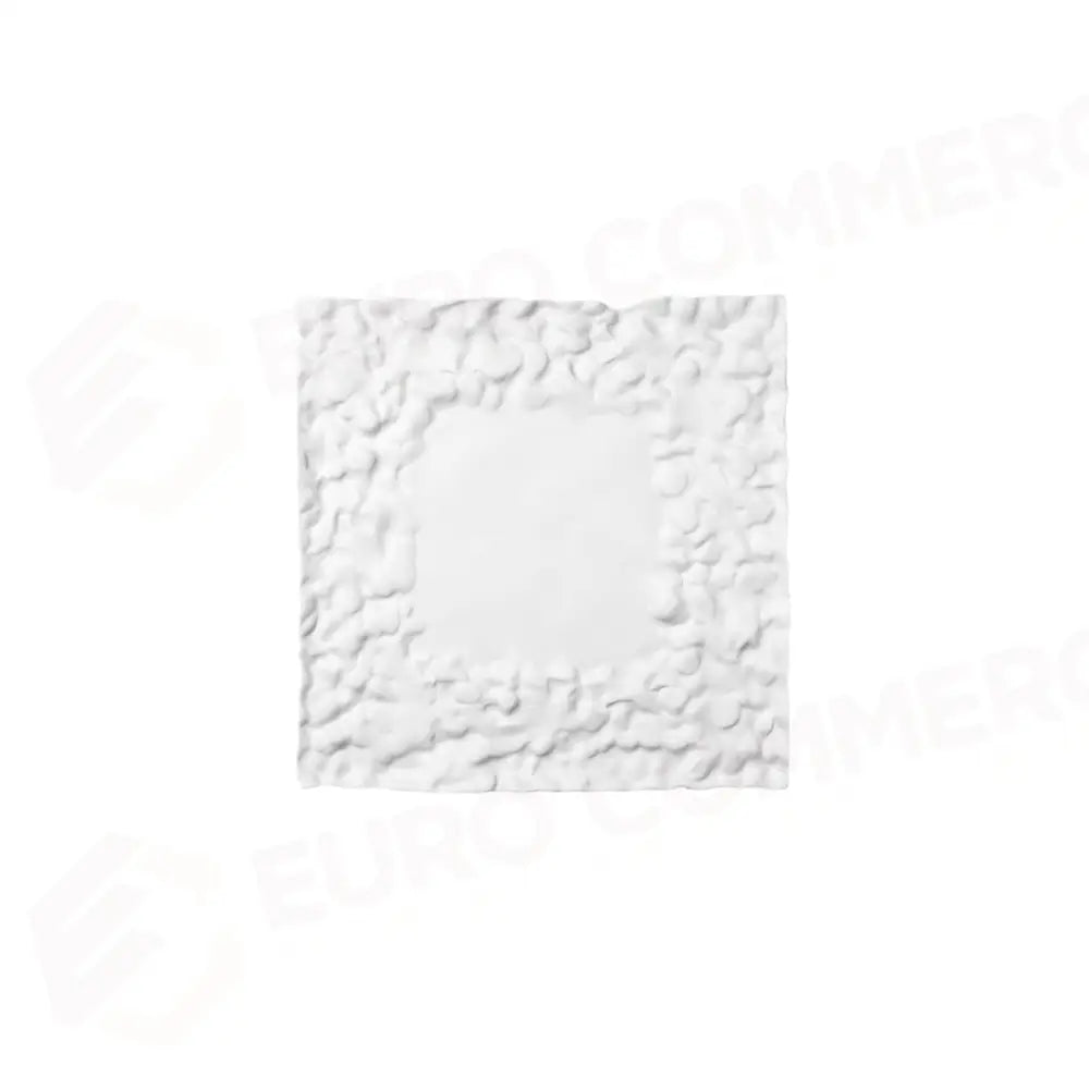 PIATTO PIANO QUADRO CM. 15X15 SENZA SMALTO MATERIA - MAT.09.S - SUMISURA - Piatti Gourmet