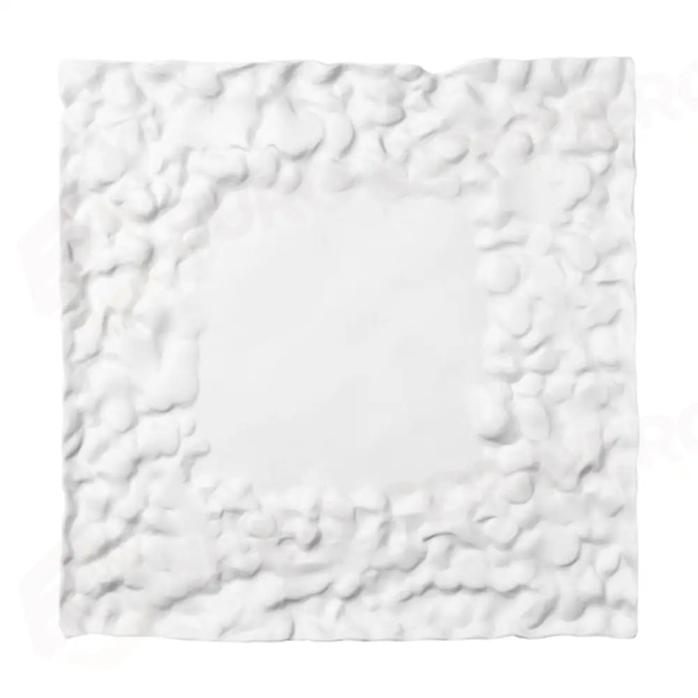 PIATTO PIANO QUADRO CM. 29×29 SENZA SMALTO MATERIA - MAT.07 - SUMISURA - Piatti Gourmet