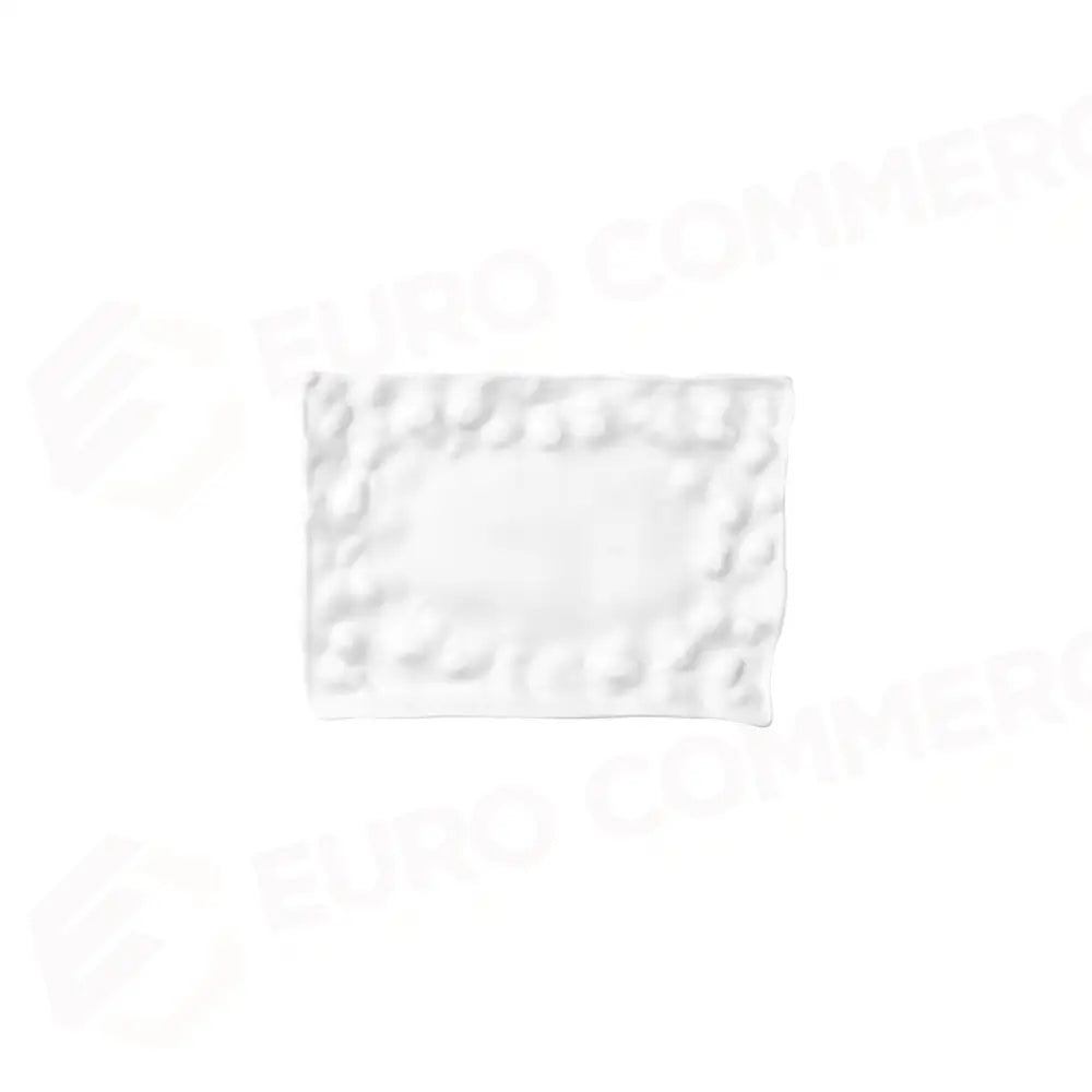 PIATTO PIANO RETT.CM. 16X11 SENZA SMALTO MATERIA - MAT.13.S - SUMISURA - Piatti Gourmet