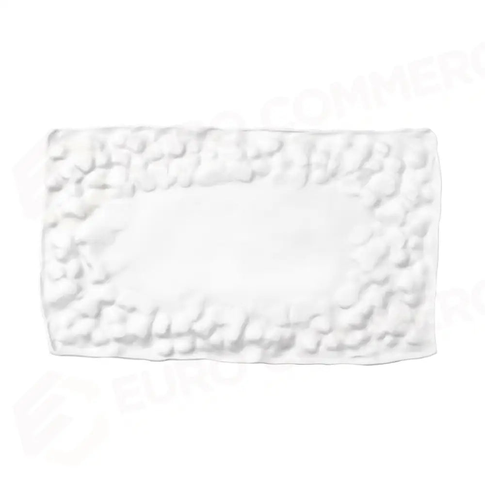 PIATTO PIANO RETT.CM. 31,5×18,5 S/SMALTO MATERIA - MAT.11.S - SUMISURA - Piatti Gourmet