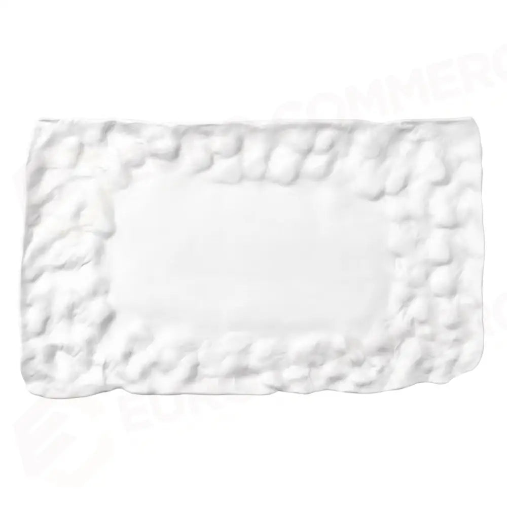 PIATTO PIANO RETT.CM. 33X20,5 SENZA SMALTO MATERIA - MAT.10.S - SUMISURA - Piatti Gourmet