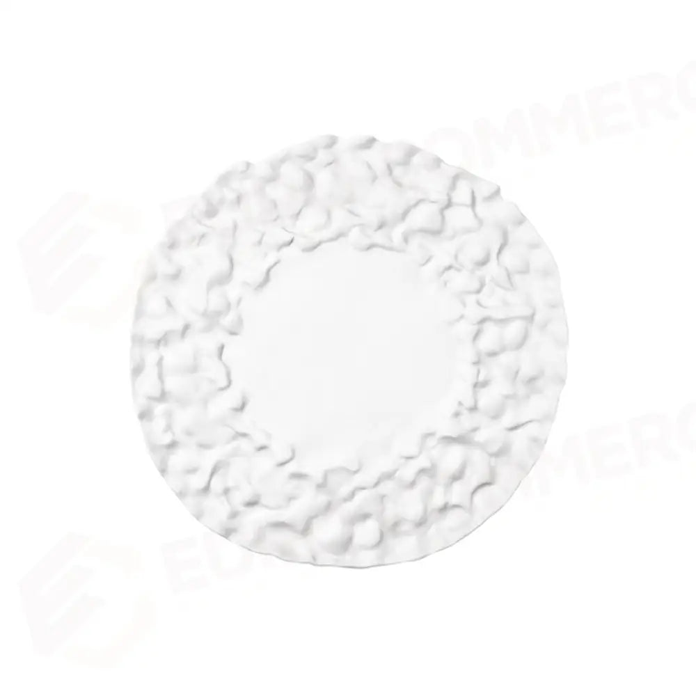 PIATTO PIANO TONDO CM. 23 SENZA SMALTO MATERIA - MAT.15 - SUMISURA - Piatti Gourmet
