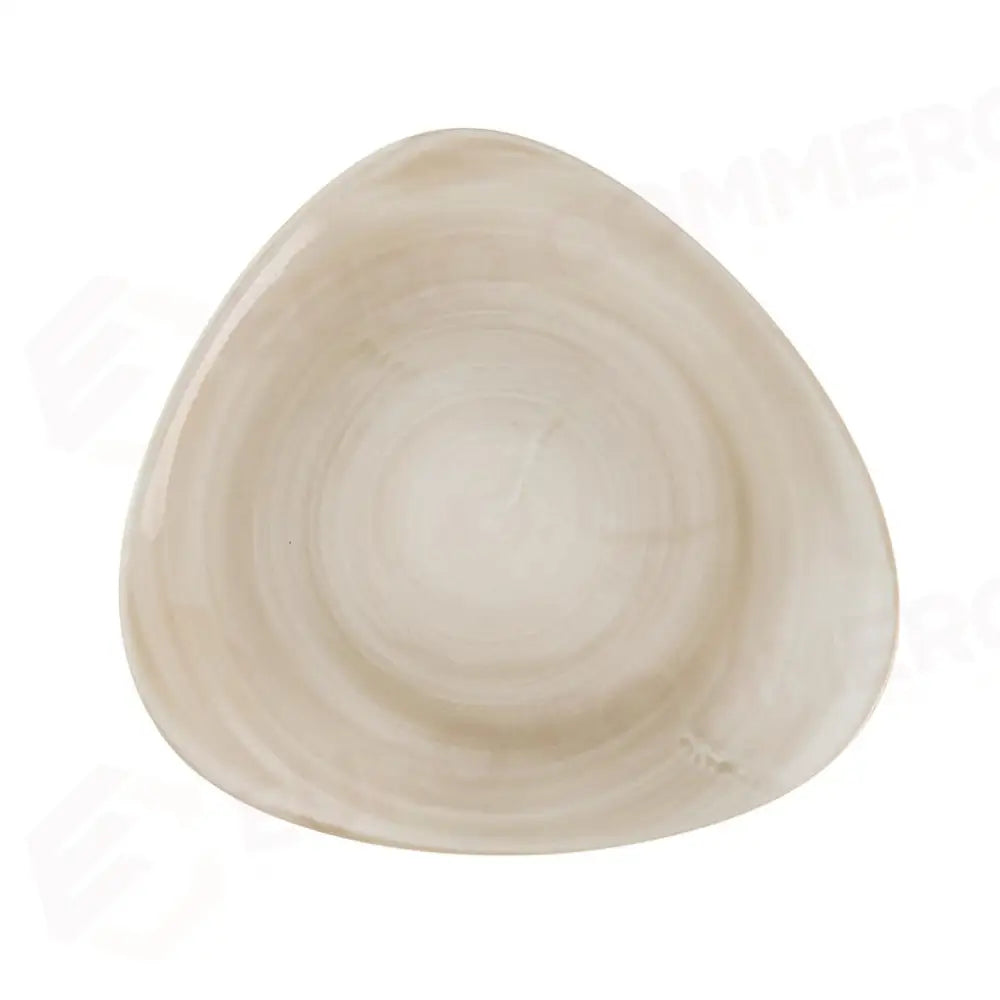 PIATTO PIANO TRIANGOLARE 22.9 CM CANVAS NATURAL STONECAST CSNTTR91 CHURCHILL - 9783268 - MEDRI