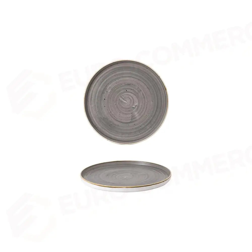PIATTO PIANO WALLED 16 CM STONECAST PEPPERCORN GREY SPGSWP161 CHURCHILL - 9781985 - MEDRI