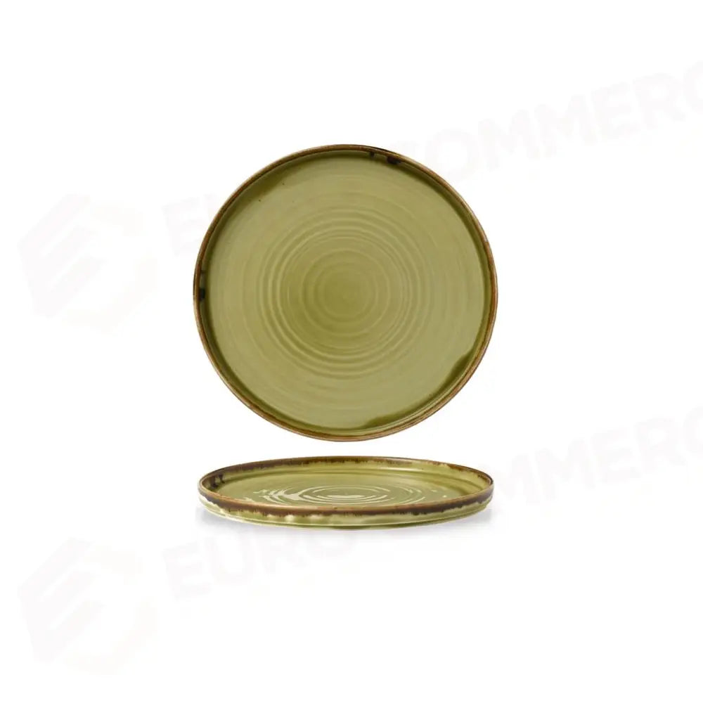 PIATTO PIANO WALLED 21 CM HARVEST GREEN HVGRWP211 DUDSON - 9782494 - MEDRI