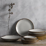 PIATTO PIANO WALLED 21 CM HARVEST NATURAL HVNAWP211 DUDSON - 9782466 - MEDRI