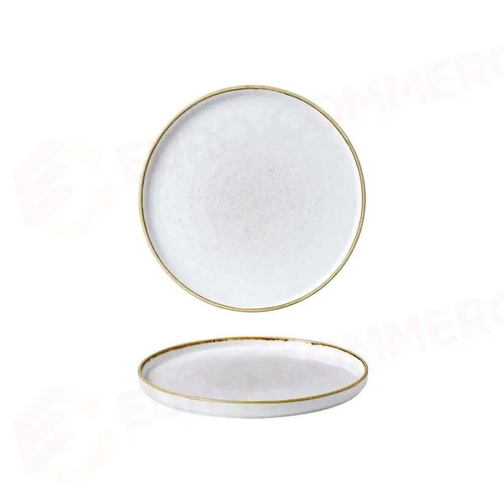 PIATTO PIANO WALLED 21 CM STONECAST BARLEY WHITE SWHSWP211 CHURCHILL - 9781739 - MEDRI