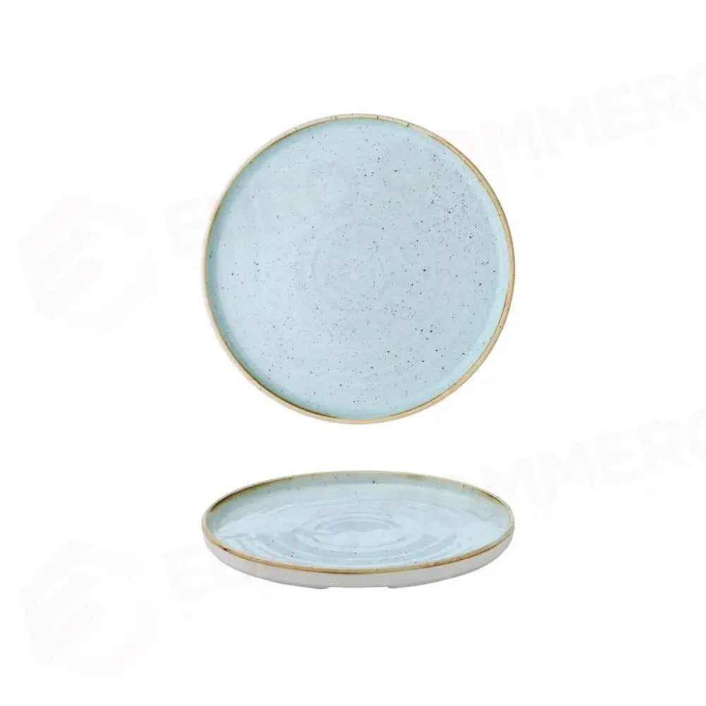 PIATTO PIANO WALLED 21 CM STONECAST DUCK EGG BLUE SDESWP211 CHURCHILL - 9782665 - MEDRI