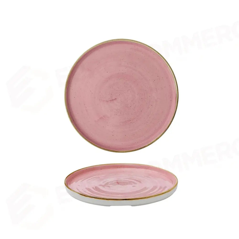 PIATTO PIANO WALLED 21 CM STONECAST PETAL PINK SPPSWP211 CHURCHILL - 9782987 - MEDRI