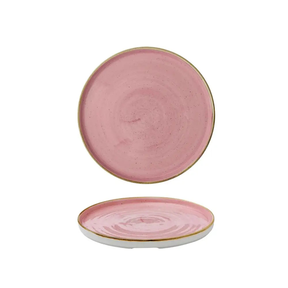 PIATTO PIANO WALLED 21 CM STONECAST PETAL PINK SPPSWP211 CHURCHILL - 9782987 - MEDRI