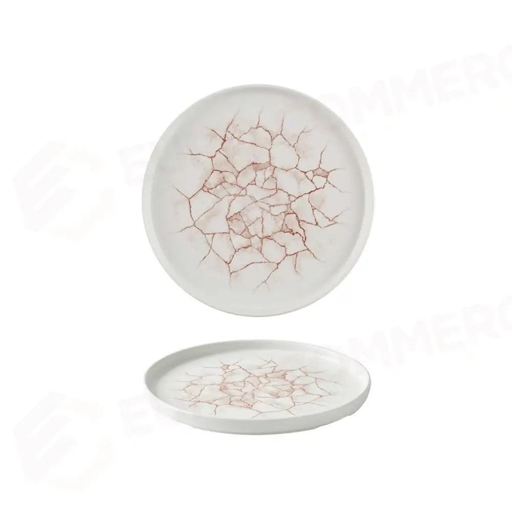 PIATTO PIANO WALLED 21 CM STUDIO PRINTS KINTSUGI CORAL KTAMWP211 CHURCHILL - 9782584 - MEDRI
