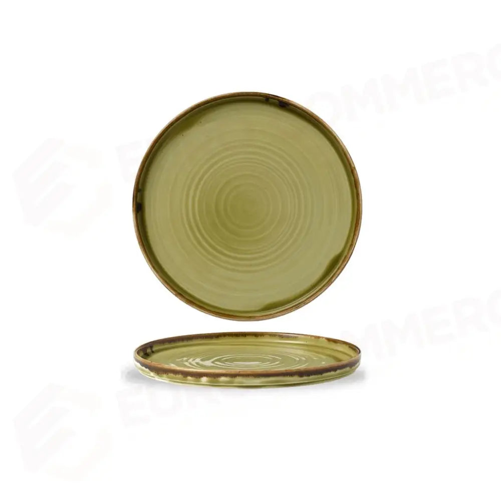 PIATTO PIANO WALLED 26 CM HARVEST GREEN HVGRWP261 DUDSON - 9782493 - MEDRI