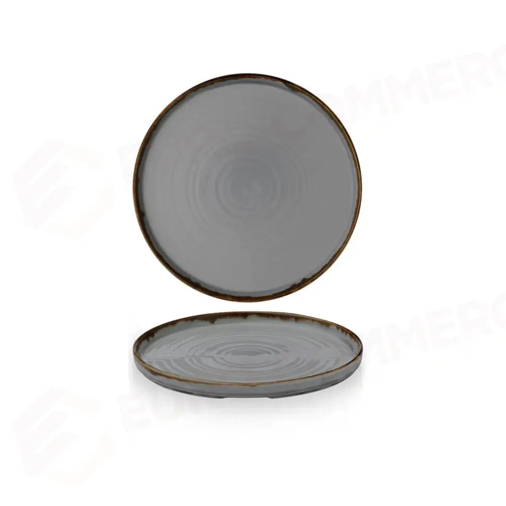 PIATTO PIANO WALLED 26 CM HARVEST GREY HVGYWP261 DUDSON - 9782475 - MEDRI