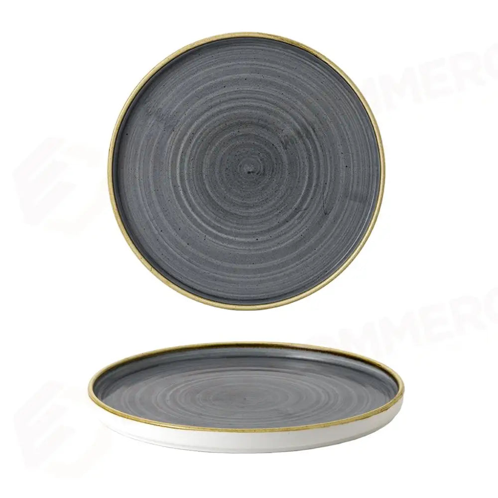 PIATTO PIANO WALLED 26 CM STONECAST BLUEBERRY SBBSWP261 CHURCHILL - 9781963 - MEDRI